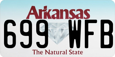 AR license plate 699WFB
