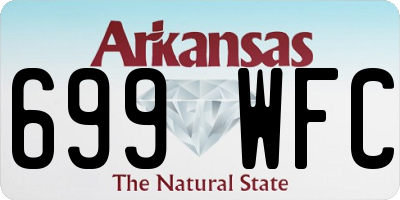 AR license plate 699WFC