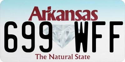 AR license plate 699WFF