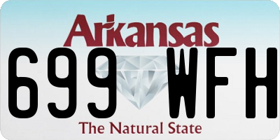 AR license plate 699WFH