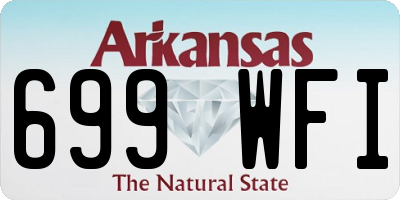AR license plate 699WFI