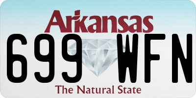 AR license plate 699WFN