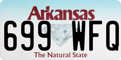 AR license plate 699WFQ