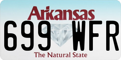 AR license plate 699WFR