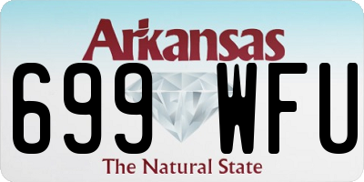 AR license plate 699WFU