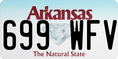 AR license plate 699WFV