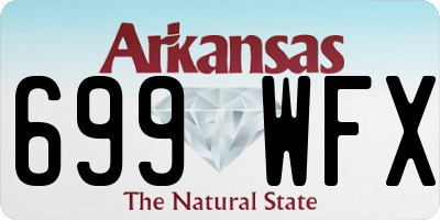 AR license plate 699WFX