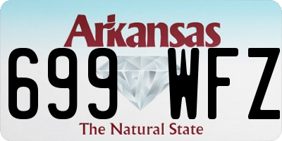 AR license plate 699WFZ