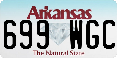 AR license plate 699WGC