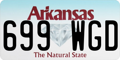 AR license plate 699WGD