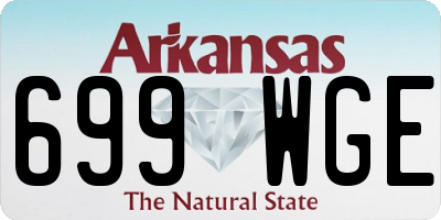 AR license plate 699WGE