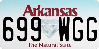 AR license plate 699WGG