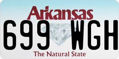AR license plate 699WGH