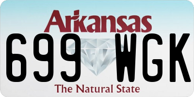 AR license plate 699WGK