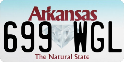 AR license plate 699WGL