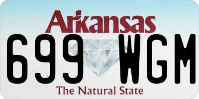AR license plate 699WGM