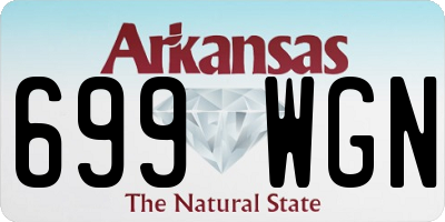 AR license plate 699WGN