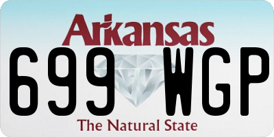 AR license plate 699WGP