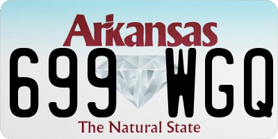 AR license plate 699WGQ