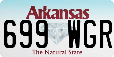 AR license plate 699WGR