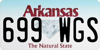 AR license plate 699WGS