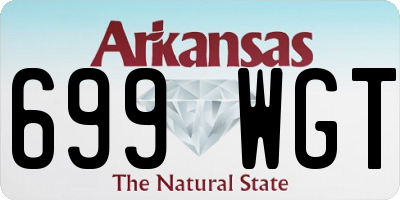 AR license plate 699WGT