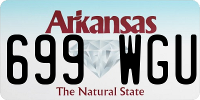 AR license plate 699WGU