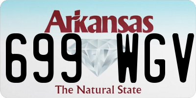 AR license plate 699WGV