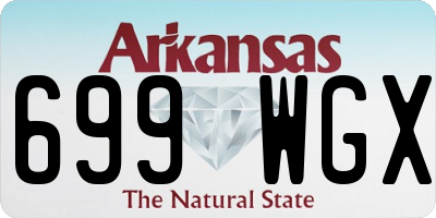 AR license plate 699WGX