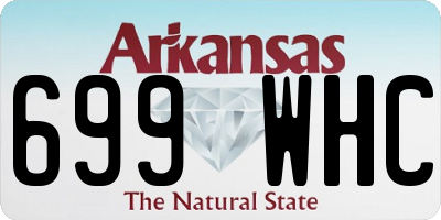AR license plate 699WHC