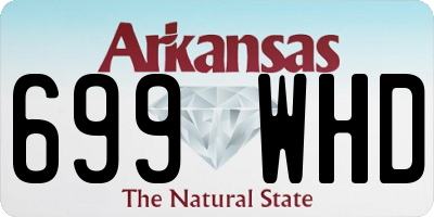AR license plate 699WHD