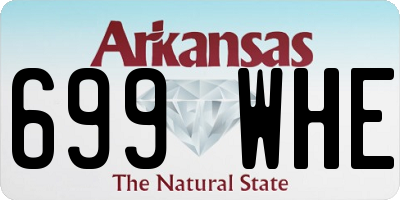 AR license plate 699WHE