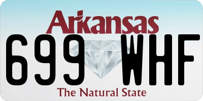 AR license plate 699WHF