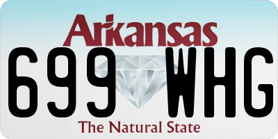 AR license plate 699WHG