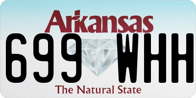AR license plate 699WHH