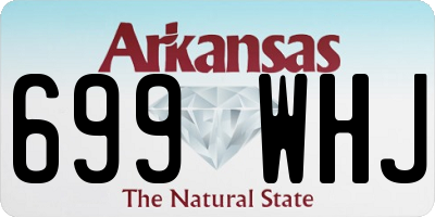 AR license plate 699WHJ