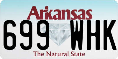 AR license plate 699WHK