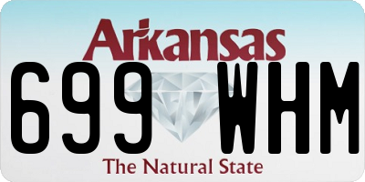 AR license plate 699WHM