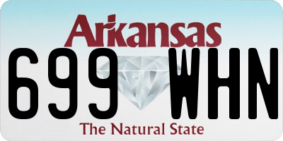 AR license plate 699WHN