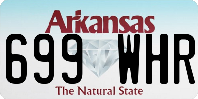 AR license plate 699WHR