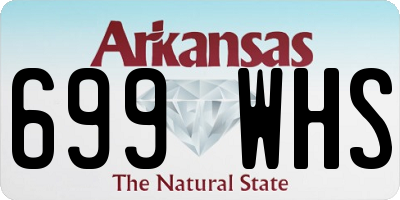 AR license plate 699WHS