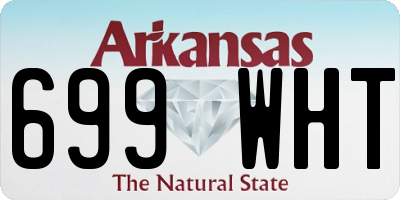 AR license plate 699WHT