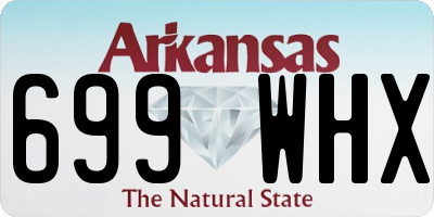 AR license plate 699WHX