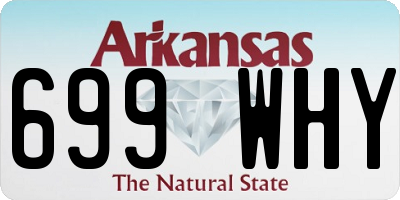 AR license plate 699WHY