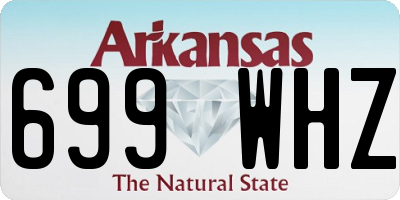 AR license plate 699WHZ