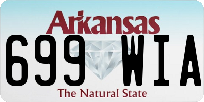 AR license plate 699WIA