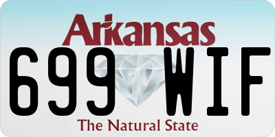 AR license plate 699WIF