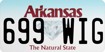 AR license plate 699WIG