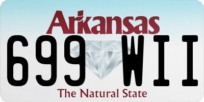 AR license plate 699WII