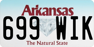 AR license plate 699WIK